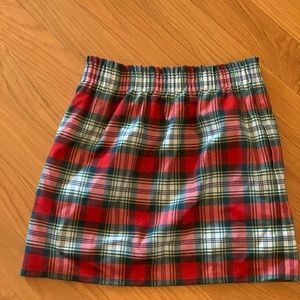 J Crew Plaid Skirt - size 6